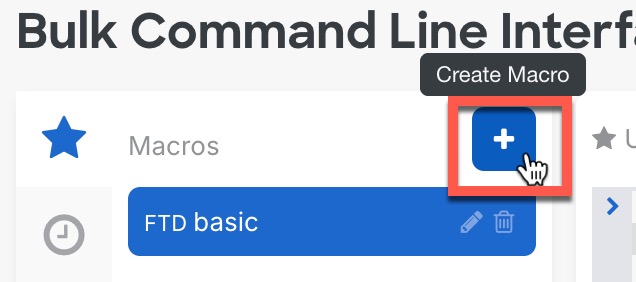 Create New Macro